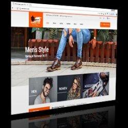 web design shoes store AMS Shoes
